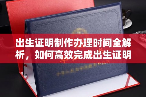 都昌出生证明制作办理时间全解析，如何高效完成出生证明申请？